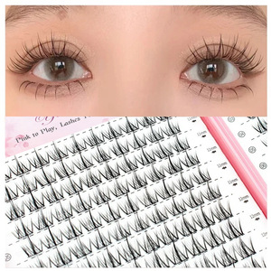 Juego <span class=keywords><strong>de</strong></span> 32 Pares <span class=keywords><strong>de</strong></span> Pestañas Postizas <span class=keywords><strong>de</strong></span> Gran Capacidad, Voluminosas, Rizadas, Extensión Diagonal, Aspecto Natural y Realista, Banda Antideslizante - Product Image 2