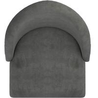 Chaise de Bar de Comptoir de Cuisine à Hauteur Réglable Gris Foncé Moderne, Tabouret de Bar Pivotant en Velours pour Boîte de Nuit