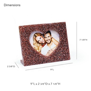 Suanti Pha Lê Vuông Đơn Giản Hình Ảnh Farme Phong Cách Mới Fancy Thiết Kế Thủ Công Đám Cưới Nhựa Ảnh Khung Ảnh - Product Image 6