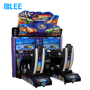 Simulatore di Guida HD a Gettoni con Doppio Schermo Emozionante Macchina da Gioco Arcade di Corse Automobilistiche <span class=keywords><strong>3D</strong></span> per 2 Giocatori Bambini e Adulti - Product Image 3