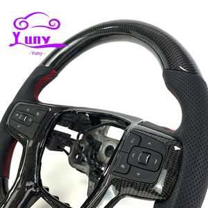 Pour Chevrolet <span class=keywords><strong>Silverado</strong></span> Suburban Tahoe 2019-2024 Design de Style de course volant en Fiber de carbone personnalisé - Product Image 5