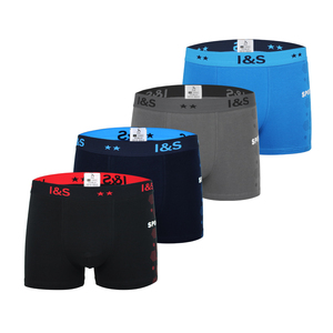 Chất Lượng Cao Tùy Chỉnh Cổ Điển Dệt Kim In Men's Boxer Tóm Tắt Quần Short Với Biểu Tượng Tùy Chỉnh Cho Xuất Khẩu - Product Image 1