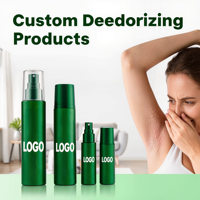 Déodorant Anti-transpirant Végétalien Bio Personnalisé OEM ODM Marque Privée Spray et Roll-on Éliminateur d'Odeurs Corporelles Longue Durée pour les Aisselles