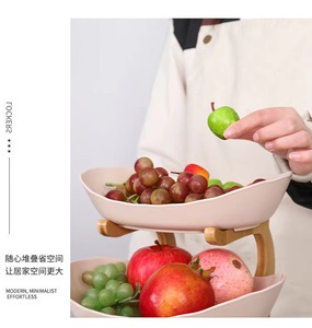 <span class=keywords><strong>Panier</strong></span> <span class=keywords><strong>à</strong></span> <span class=keywords><strong>fruits</strong></span> <span class=keywords><strong>à</strong></span> 3 niveaux avec assiette en céramique pour snack, support pour <span class=keywords><strong>fruits</strong></span>, récipient pour salade, légumes, support pour assiettes - Product Image 5