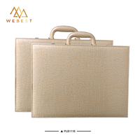 Boîte à bijoux en cuir jaune Webest, boîte à bijoux portable en cuir, étui à bijoux en cuir, vente en gros