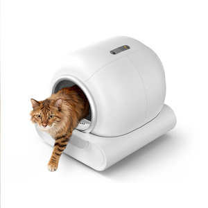 Bac à litière pour chat automatique à nettoyage automatique breveté, 65L, extra large, avec commande à distance par application, bac à litière intelligent pour les familles multi-chats - Product Image 2