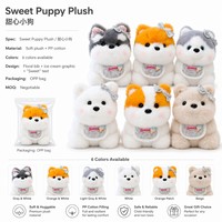 Peluche chien au crochet faite à la main, super douce, personnalisée, anti-stress, cadeau unisexe