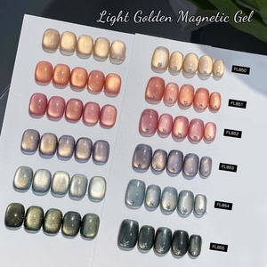 10ml Soft Golden Glass Cat Magnetic <b>Gel</b> Polish for Punk Style Water-light <b>Nail</b> Art <b>Gel</b> Varnis Gold Glitter Soak Off UV LED <b>Gel</b> - Product Image 2