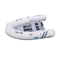 8ft barcas pesca 230 deep V bateau gonflable en aluminium côtelé petit bateau tendre à vendre