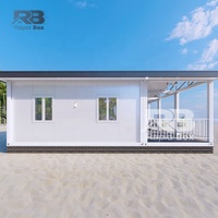 Boîte Rapide de 20 Pi, Bureau Portable de Luxe à 2 ou 3 Chambres, Maisons Miniatures Préfabriquées, Conteneur Extensible Préfabriqué, Villa