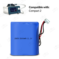 Baterai Lithium Ion sel 18650 2600mah 11.1V untuk kompak 2