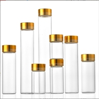 Flacon de 30ml en or avec bouchon Cordyceps, flacon fendu au safran, fil de bois d'agar, emballage de parfum, flacon Dendrobium mascara gouttes pour les yeux
