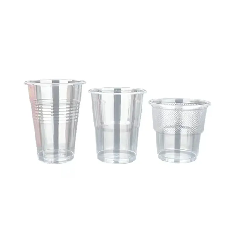 Fabricante 3oz desechables transparentes Pp taza de plástico para beber tazas de degustación de té a la venta
