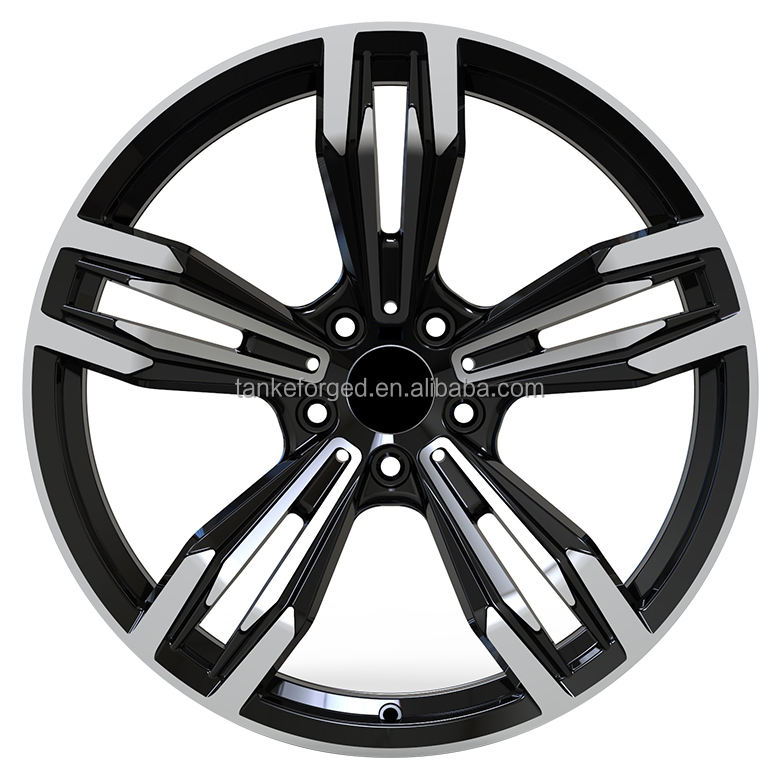 Negro Brillante con Acabado Pulido a Máquina