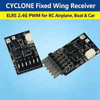 Récepteur PWM CYCLONE ELRS 2.4G 6CH ExpressLRS 2.4GHz 6 canaux avec sortie PWM pour avion à voilure fixe, drone FPV, bateau RC, voiture RC