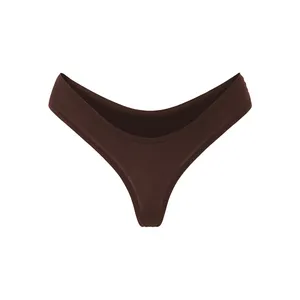 SK1213 Women's Sexy T-thong Exercise Fitness Yoga Wear High Elastic Breathable Anti-Bacterial Crotch Bottom Solid Thongs Adults