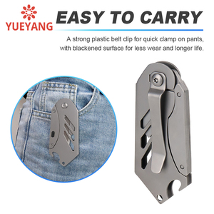 Yueyang Sk5 Thép Không Gỉ Xử Lý Gấp Tiện Ích Dao Với Nhanh Chóng Thay Đổi Lưỡi DIY OEM Pocket Hộp Công Cụ Mở - Product Image 5