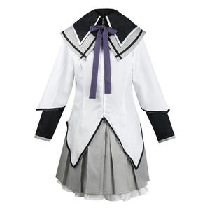 Conjunto de Cosplay al por Mayor de Puella <span class=keywords><strong>Magi</strong></span> Madoka Magica: Vestido Rosa de Kaname Madoka y Uniforme de Batalla Negro de Akemi Homura (Mami Tomoe) - Product Image 3