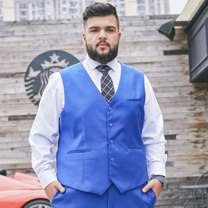 Gilet de <span class=keywords><strong>costume</strong></span> grand S-12XL pour hommes en gros gilet formel d'affaires avec trois poches adapté au <span class=keywords><strong>costume</strong></span> ou au smoking grand - Product Image 2