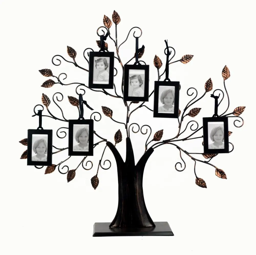 धातु परिवार जीवन के पेड़ फांसी फोटो फ्रेम