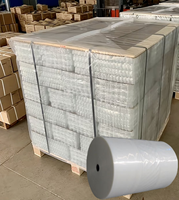 Rouleau de film rétractable pour palettes, film rétractable PE pour machine d'emballage automatique, palettisation, emballage