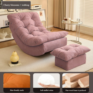 Hot-bán phòng ngủ sofa giường thiết kế hiện đại ngồi có thể ngả Chất lượng cao phòng khách Rocking Chair - Product Image 4