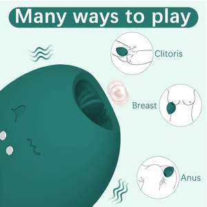 Vibromasseur de léchage de langue portable Jolly Space pour jouet sexuel en forme d'oeuf pour stimulation anale du mamelon clitoridien pour la bouche du sein <span class=keywords><strong>Anus</strong></span> - Product Image 3