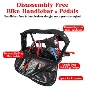 Muestra Gratis, Bolsa de Lona Personalizada con Compartimento para Bicicleta, Otras Bolsas de Viaje para Hombre, Bolsa de Equipaje Impermeable para Bicicleta, Especial para Exteriores - Product Image 4