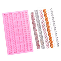 Haute qualité safran collier chaîne perle Fondant moule Silicone résine époxy moules prix usine OEM/ODM bienvenue