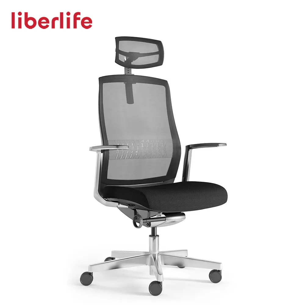 Comfortable Ergonomic Mesh Executive Swivel Living Room Office Arm Chair With Adjustable Armrest
