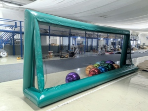 <span class=keywords><strong>Cage</strong></span> de tir de football gonflable en PVC BOYI, filet de tir de football portable - Product Image 2