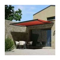 Auvent extérieur rétractable rétractable automatisé en aluminium étanche auvent extérieur fabriqué en Chine bras d'auvent pliants