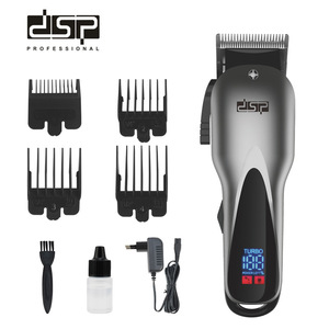 Tondeuse à cheveux professionnelle Dsp avec écran LCD, tondeuse électrique rechargeable pour hommes et femmes, kit de coupe de cheveux - Product Image 1