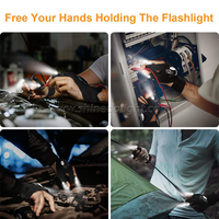 Gants LED avec lampe intégrée, mains libres, cadeau de Noël, gadgets, outils pour le camping en plein air, la pêche