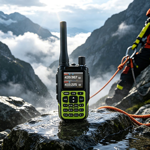 Walkie-talkie 5W con accoppiamento di frequenza a un pulsante, scrittura di frequenza BT, comunicazione a lunga distanza UHF VHF fino a 1-5 <span class=keywords><strong>chilometri</strong></span> - Product Image 4