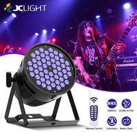Équipement d'éclairage de scène Dmx 54x3w RGB 3in1 Par Can Uplights Mariage Leds 54 3w Led Par Light