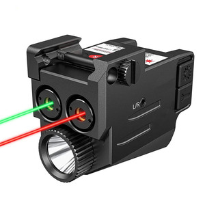 Lampe torche combinée avec point rouge/vert, rechargeable par USB, en alliage d'aluminium, torche de chasse, logo personnalisé imprimé - Product Image 6