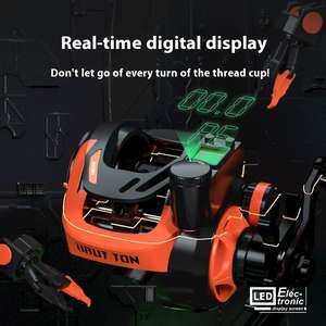 Oem Odm Solaire Numérique Lcd Led Écran D'affichage Électrique Moulinet De Pêche Eva Eau Douce Électronique Fly Drag Game Vitesse Frein Magnétique - Product Image 3