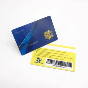 PVC membership card with thermal printing card number