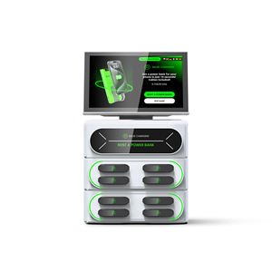 Quiosco Portátil de Carga Compartida con 8 Ranuras, Carga Rápida de 22.5W, Pantalla Táctil, Pago con Tarjeta POS Sin Contacto, Estación de Carga <span class=keywords><strong>para</strong></span> Teléfonos Celulares - Product Image 6