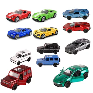 CPS Pull Back Diecast Toy Car Custom 1/32 Scale Die Cast Pull Back Metal Alloy Diecast Toys Model Car Open Door For Kid