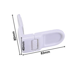 Cerradura de Seguridad para Niños <span class=keywords><strong>CPLS</strong></span> para Puertas de Armarios y Cajones, de Plástico, Instalación Rápida, Anti-Pellizcos, Seguridad para el Hogar - Product Image 6