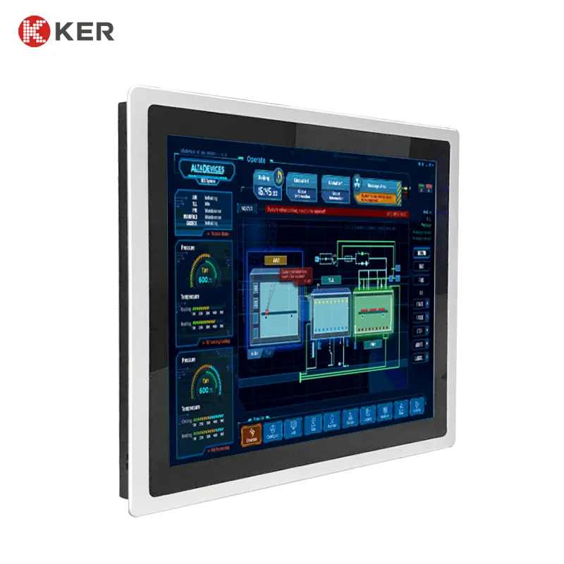 15,6-Zoll-resistiver Touchscreen-Rahmen LCD-Monitor Industrielle Touchscreen-Monitore Steuerung Computer Multifunktions-Selbstbedienung