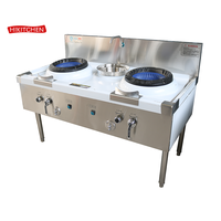 Meilleure vente d'usine Cuisinière en acier inoxydable à 1 brûleur Friteuse électrique Gaz GPL Équipement de cuisine commerciale pour hôtels en plein air