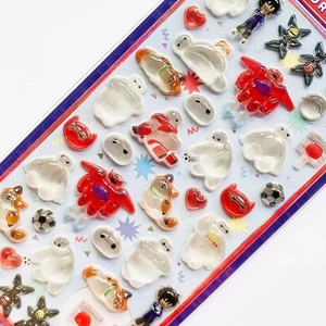 Autocollant en cristal 3D gaufré, motifs <span class=keywords><strong>Dumbo</strong></span>, Sirène, Winnie l'Ourson, Zootopia, autocollant scellé en cristal solide - Product Image 6