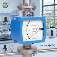 Débitmètre rotamètre à tube métallique anti-corrosion à section variable pour fluides chimiques acides et alcalins