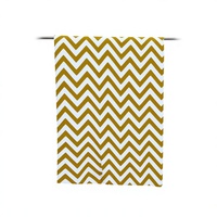 Tissu en coton imprimé chevron moutarde, motif géométrique, textile en coton de qualité supérieure, design moderne en zigzag, tissu en coton doux