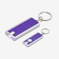 Porte-clés LED promotionnels personnalisés avec logo, simple, lumineux, publicitaire