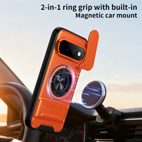 NOUVEAU Étui de téléphone magnétique 2-en-1 avec béquille, protection coulissante de l'appareil photo et anti-chute pour Google Pixel 9 PRO XL/9A/8/10A/10 PRO XL