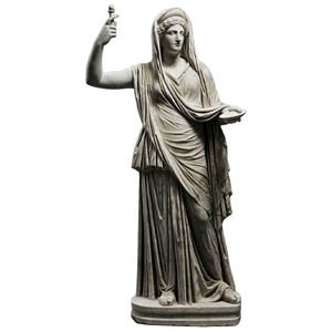 Escultura de estatua de mármol de tamaño real de la Reina <span class=keywords><strong>Hera</strong></span> de la mitología <span class=keywords><strong>griega</strong></span> antigua para decoración de jardín al aire libre, producto artesanal de piedra - Product Image 6